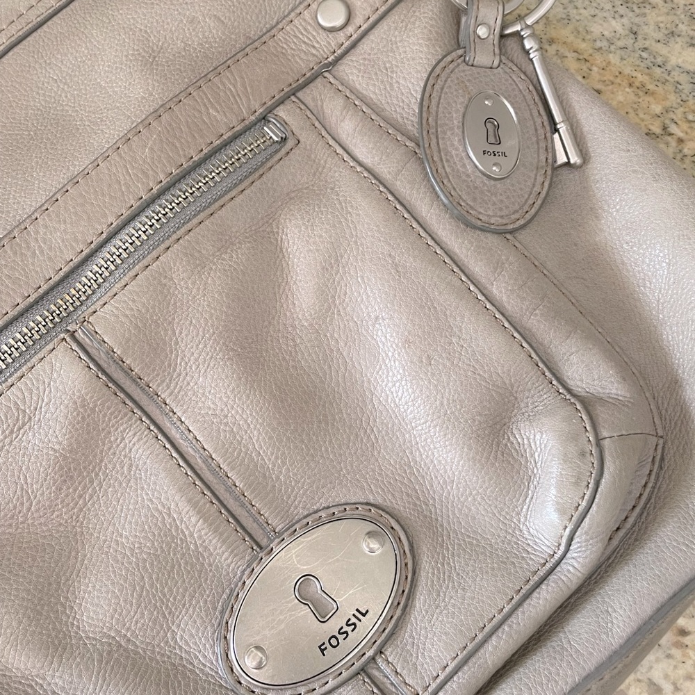 Fossil leather bag